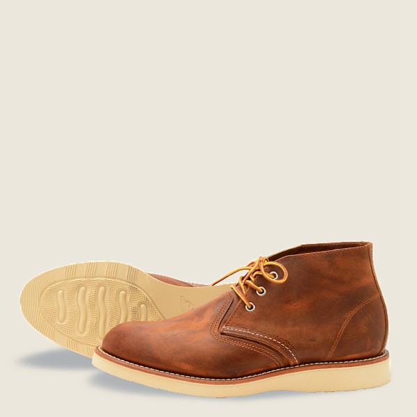 Red Wing Heritage Sko Work - Chukkar Rough & Tough Læder - Brune - Herre 6095-TIWVE